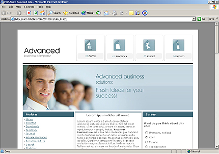 Template #14960, Html Homepage Screenshot