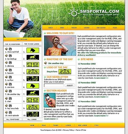 communications&nbsp;site template