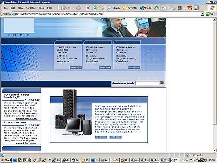 company&nbsp;website template