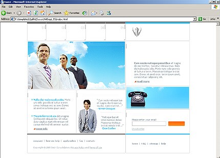 debt&nbsp;site template