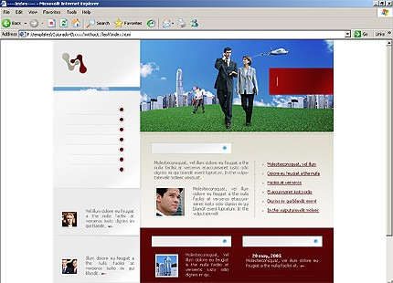 business&nbsp;site template