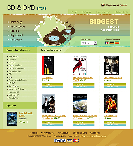 site template