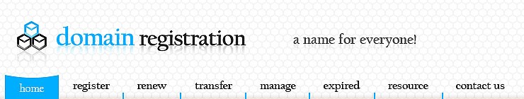 domain&nbsp;website template