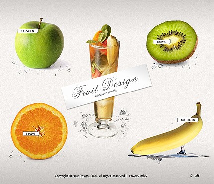 fruit&nbsp;site template