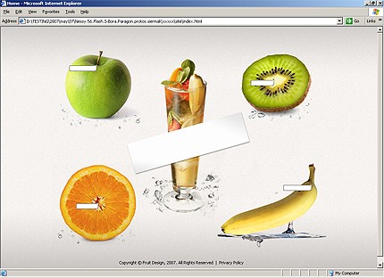 fruit&nbsp;site template