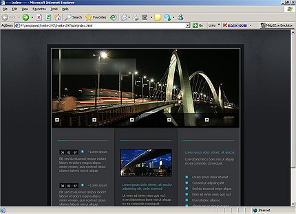 Template #15029, Html Homepage Screenshot