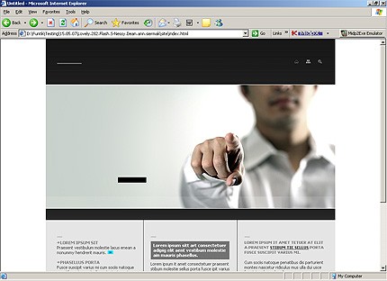 Template #15032, Html Homepage Screenshot