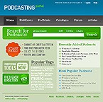 Music web site template 15132