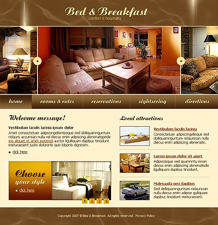 Hotel Web Design Template