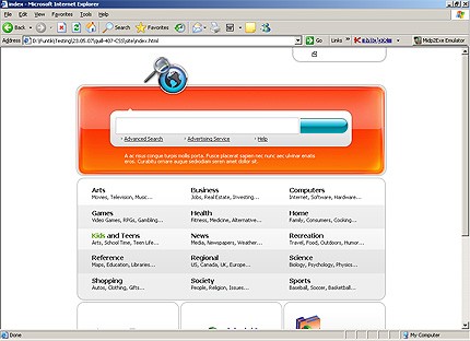 portal&nbsp;website template