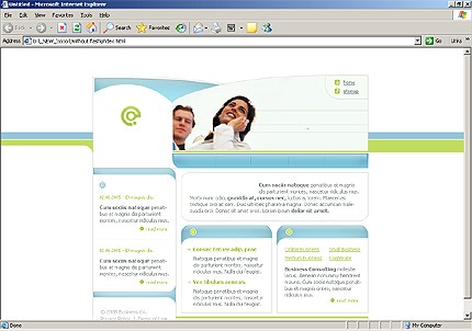business&nbsp;site template