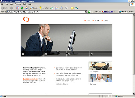 corp&nbsp;website template