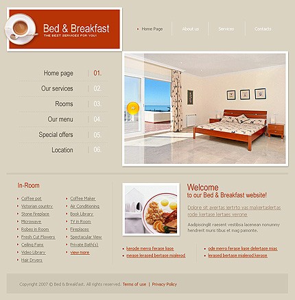 Hotel Web Design Template