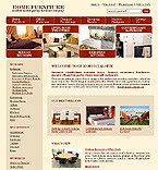 Interior and Furniture web site template 15566