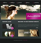 Fashion web site template 15611