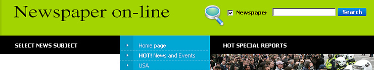 newspaper&nbsp;website template