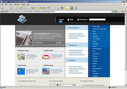 online&nbsp;website template
