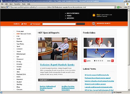 online&nbsp;website template