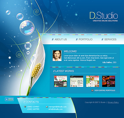 design&nbsp;site template