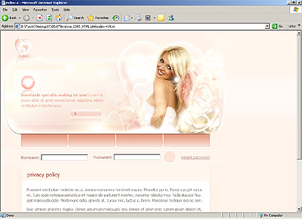 Template #15976, Html Content Page Screenshot