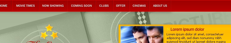 film&nbsp;website template