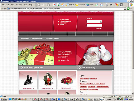 shop&nbsp;website template