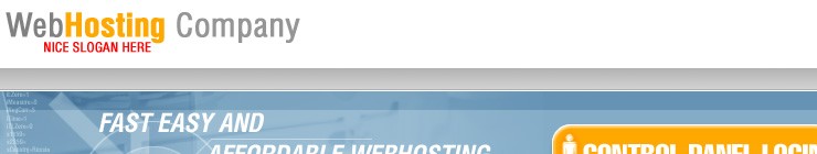 hosting&nbsp;website template