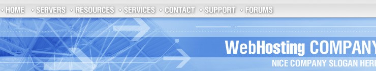 hosting&nbsp;website template