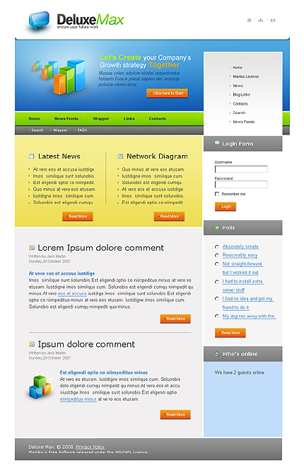 business&nbsp;site template