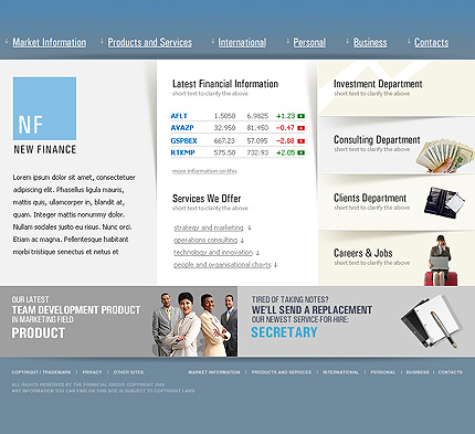 business&nbsp;site template