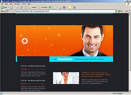 analysis&nbsp;website template