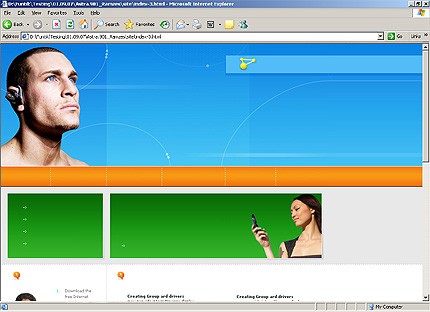provider&nbsp;website template