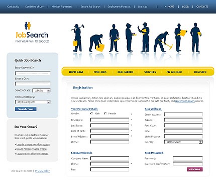 job&nbsp;site template