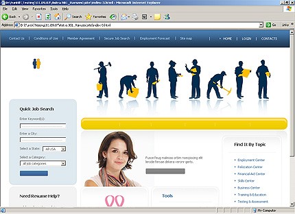 search&nbsp;website template