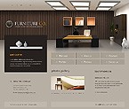 Interior and Furniture web site template 17490
