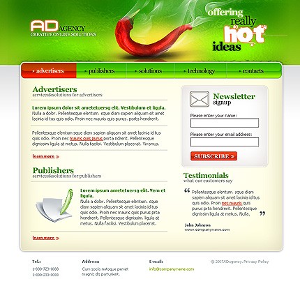 ad&nbsp;site template