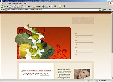 massage&nbsp;website template