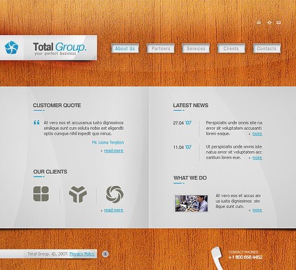 total&nbsp;site template