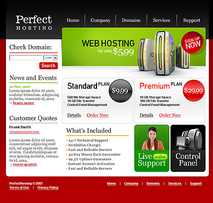 perfect&nbsp;site template