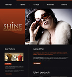 Fashion web site template 17656