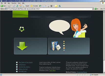 internet&nbsp;website template