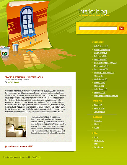 Interior WordPress Theme