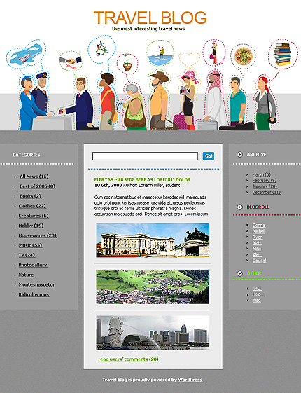 Travel WordPress Theme