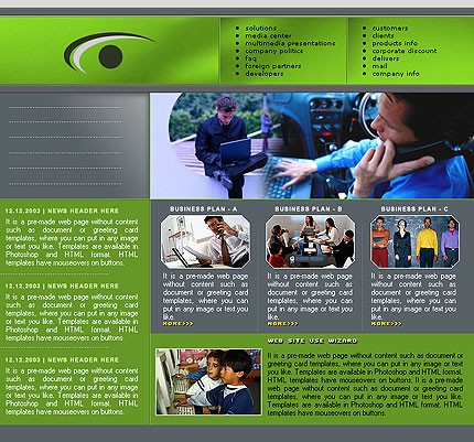 business&nbsp;site template