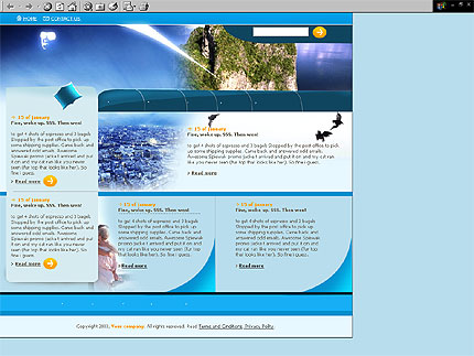 Template #1876, Html Homepage Screenshot
