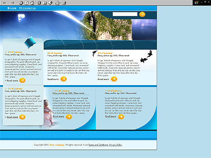 Template #1876, Html Content Page Screenshot