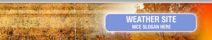 weather&nbsp;website template
