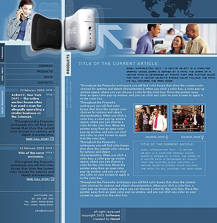business&nbsp;site template