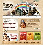 Travel web site template 18122