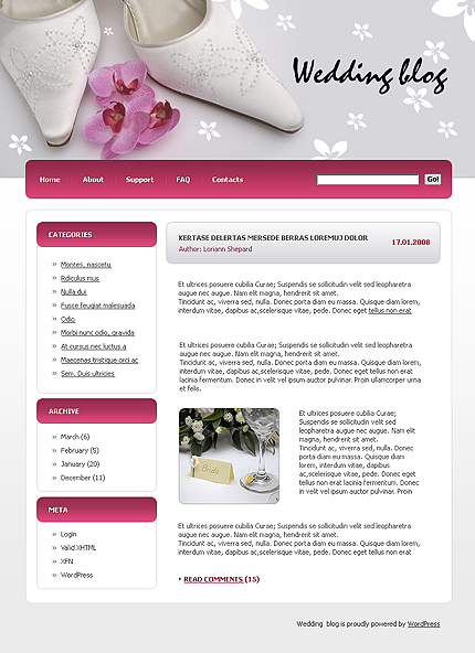 Wedding Wp Theme